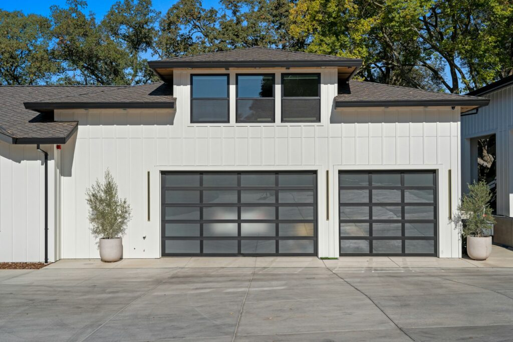 Modern garage doors